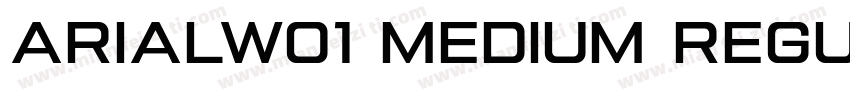 ArialW01 Medium Regular字体转换